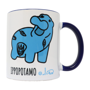 Tazza Ippopotamo blu