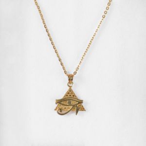 Collana Occhio di Horus - Piramide dorata