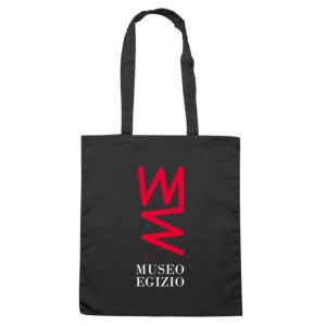 Shopper con logo rosso