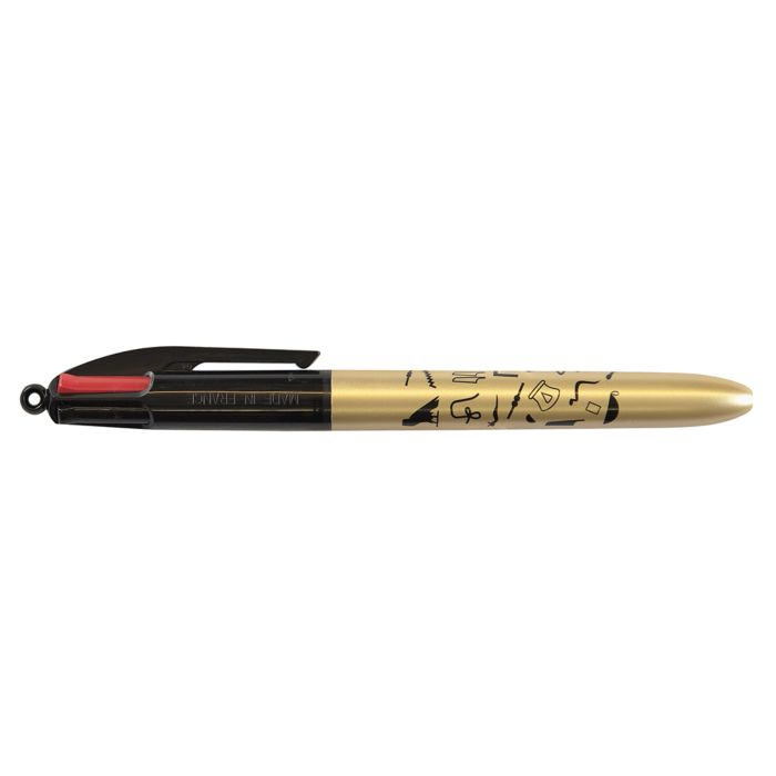 Penna Bic 4 Colori Oro, Confezione Singola In Blister - 4