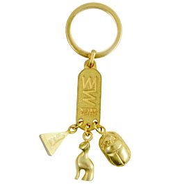 Porte-clés Benfica Doré - Artisanat Italien - Idée Cadeau Collection